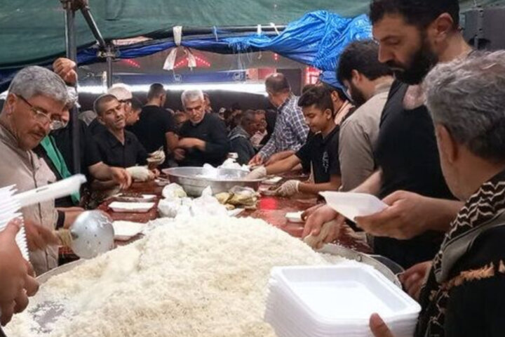فعالیت ۵۸ موکب خانواده‌های شهدا و ایثارگران در مرزهای شلمچه و چذابه