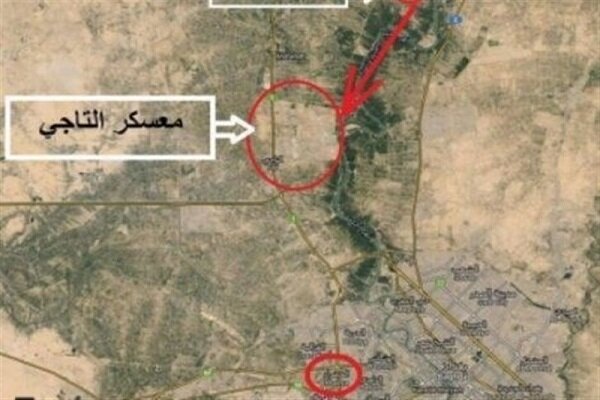 انفجار مهمات در اردوگاه التاجی بغداد
