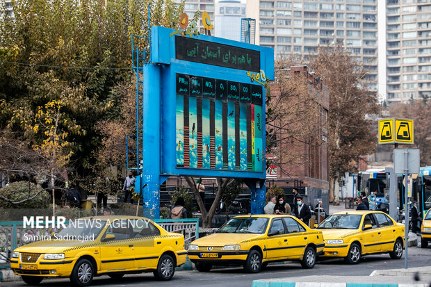کیفیت هوای قابل‌قبول تهران است