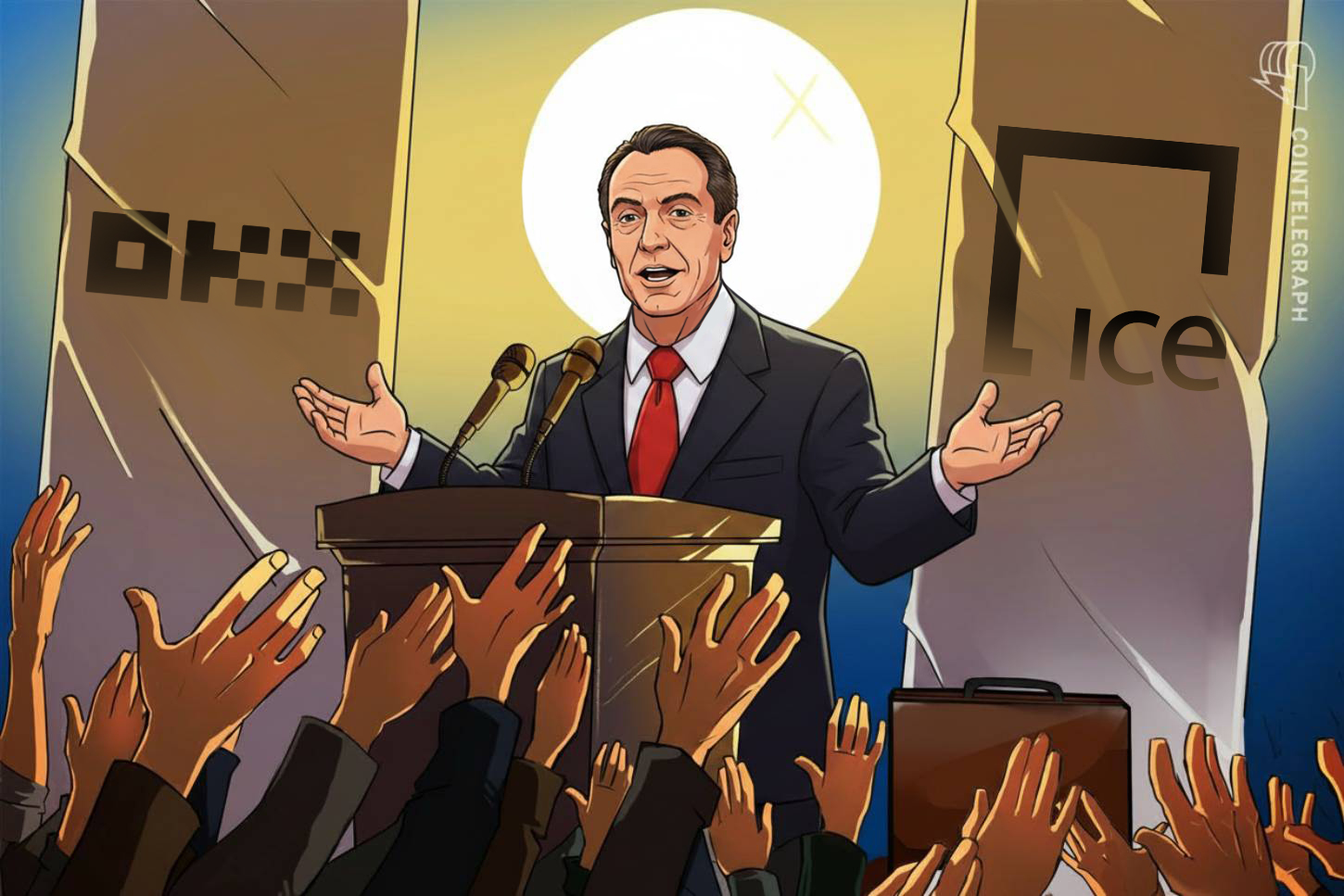 Andrew Cuomo to lead joint TradFi-crypto venture between OKX and Intercontinental Exchange