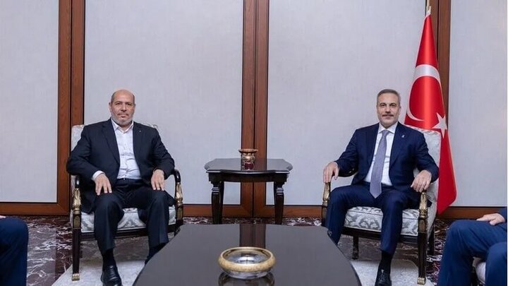 رایزنی رئیس جدید دفتر سیاسی حماس با وزیر خارجه ترکیه در آنکارا